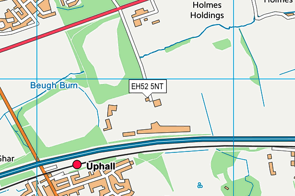 EH52 5NT map - OS VectorMap District (Ordnance Survey)