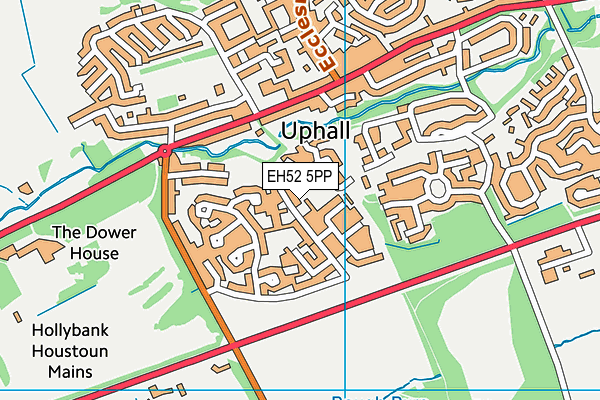 EH52 5PP map - OS VectorMap District (Ordnance Survey)