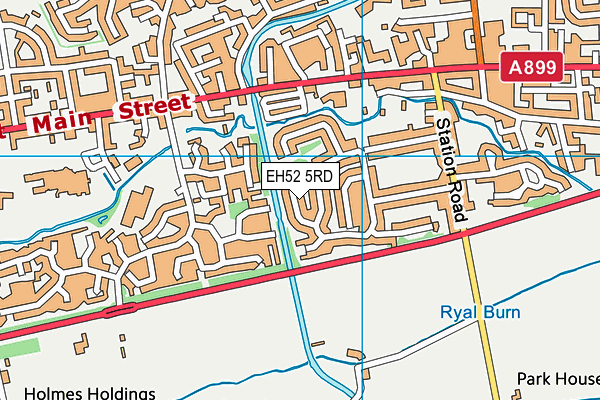 EH52 5RD map - OS VectorMap District (Ordnance Survey)