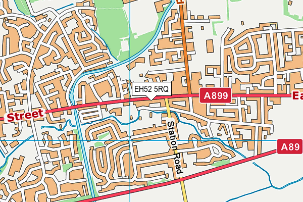 EH52 5RQ map - OS VectorMap District (Ordnance Survey)