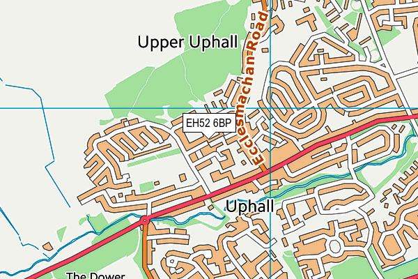 EH52 6BP map - OS VectorMap District (Ordnance Survey)