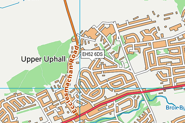 EH52 6DS map - OS VectorMap District (Ordnance Survey)