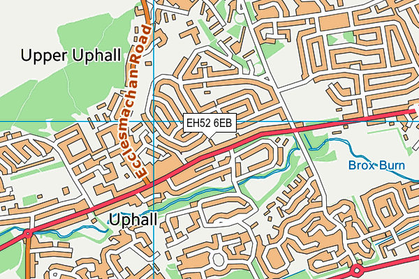 EH52 6EB map - OS VectorMap District (Ordnance Survey)