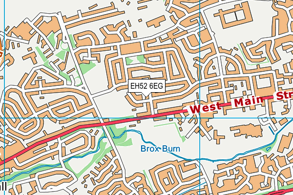 EH52 6EG map - OS VectorMap District (Ordnance Survey)