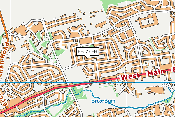EH52 6EH map - OS VectorMap District (Ordnance Survey)