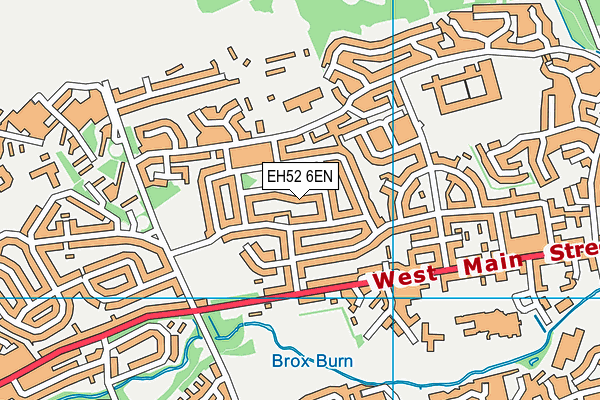 EH52 6EN map - OS VectorMap District (Ordnance Survey)