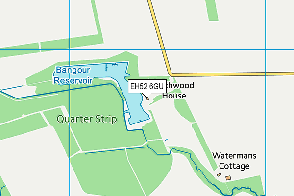 EH52 6GU map - OS VectorMap District (Ordnance Survey)