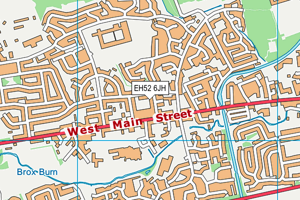 EH52 6JH map - OS VectorMap District (Ordnance Survey)