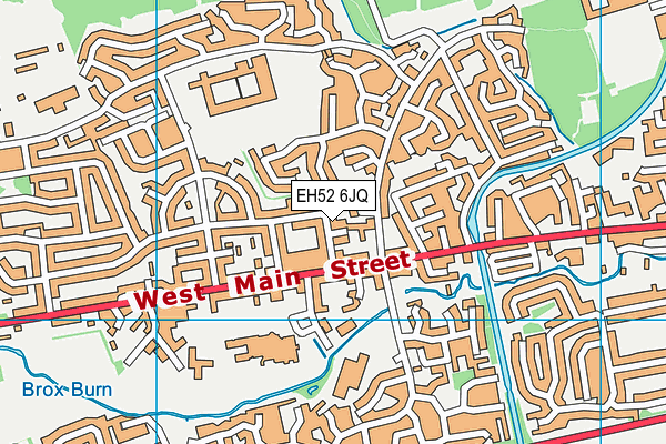 EH52 6JQ map - OS VectorMap District (Ordnance Survey)