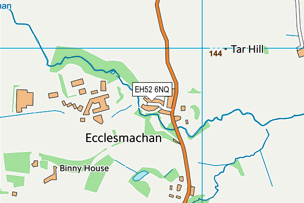 EH52 6NQ map - OS VectorMap District (Ordnance Survey)