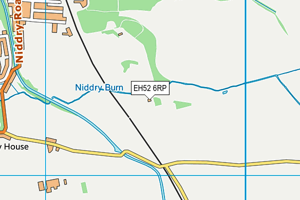 EH52 6RP map - OS VectorMap District (Ordnance Survey)