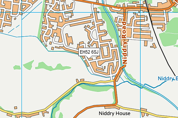 EH52 6SJ map - OS VectorMap District (Ordnance Survey)