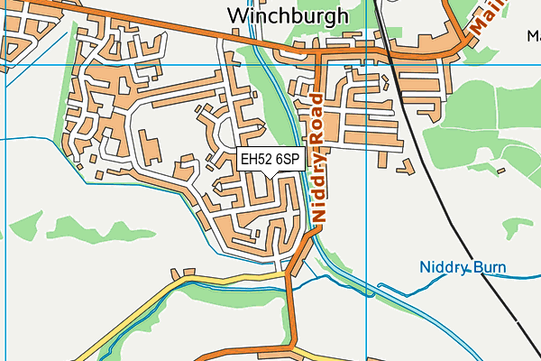 EH52 6SP map - OS VectorMap District (Ordnance Survey)