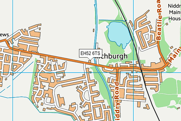 EH52 6TS map - OS VectorMap District (Ordnance Survey)