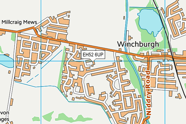 EH52 6UP map - OS VectorMap District (Ordnance Survey)