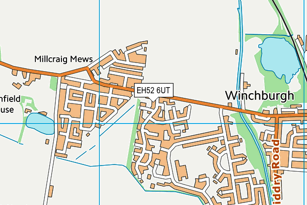 EH52 6UT map - OS VectorMap District (Ordnance Survey)