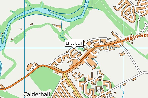 EH53 0EH map - OS VectorMap District (Ordnance Survey)