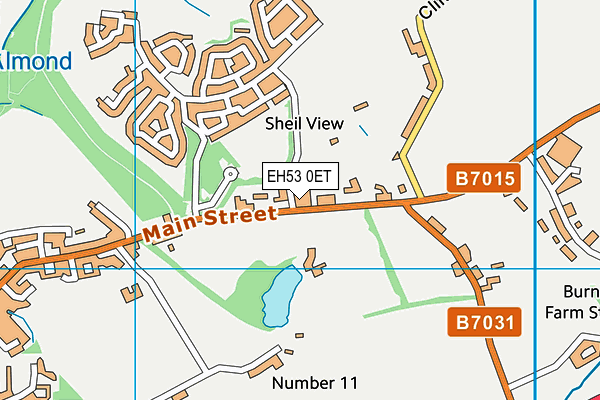 EH53 0ET map - OS VectorMap District (Ordnance Survey)