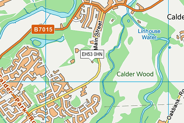 EH53 0HN map - OS VectorMap District (Ordnance Survey)