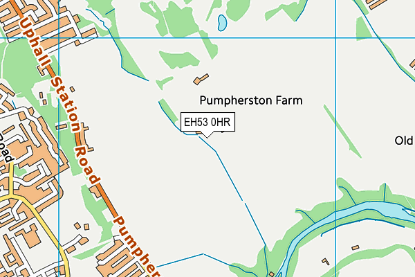 EH53 0HR map - OS VectorMap District (Ordnance Survey)