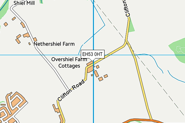 EH53 0HT map - OS VectorMap District (Ordnance Survey)