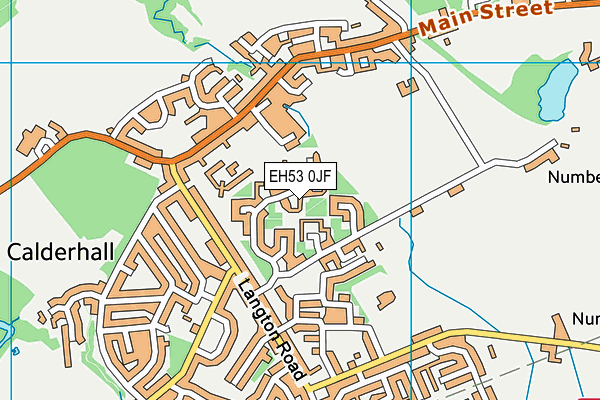 EH53 0JF map - OS VectorMap District (Ordnance Survey)