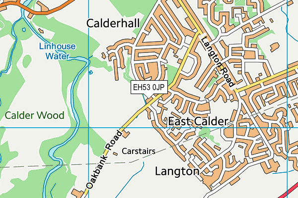 EH53 0JP map - OS VectorMap District (Ordnance Survey)