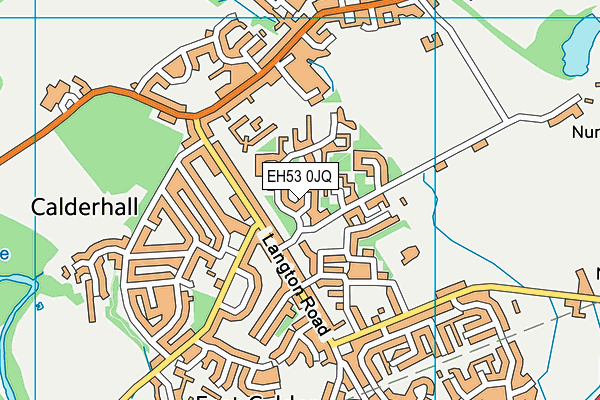 EH53 0JQ map - OS VectorMap District (Ordnance Survey)