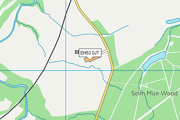 EH53 0JT map - OS VectorMap District (Ordnance Survey)