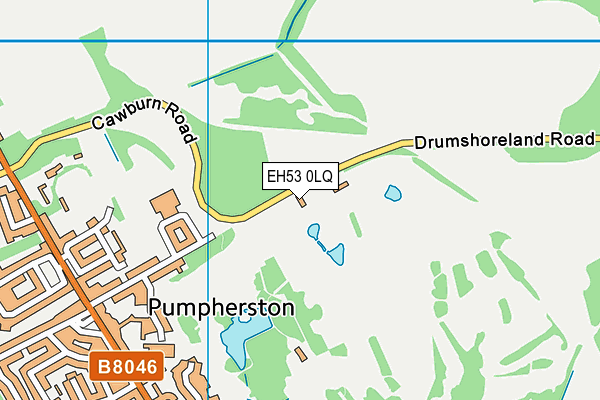 EH53 0LQ map - OS VectorMap District (Ordnance Survey)