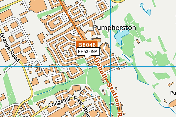 EH53 0NA map - OS VectorMap District (Ordnance Survey)