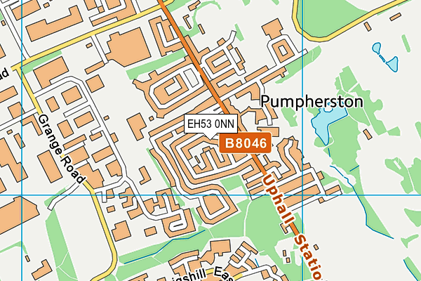 EH53 0NN map - OS VectorMap District (Ordnance Survey)