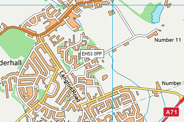 EH53 0PP map - OS VectorMap District (Ordnance Survey)