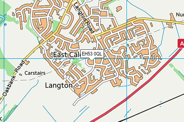 EH53 0QL map - OS VectorMap District (Ordnance Survey)