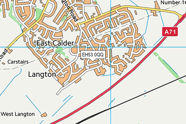 EH53 0QQ map - OS VectorMap District (Ordnance Survey)