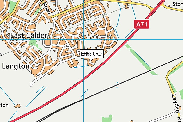 EH53 0RD map - OS VectorMap District (Ordnance Survey)