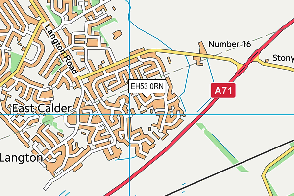 EH53 0RN map - OS VectorMap District (Ordnance Survey)