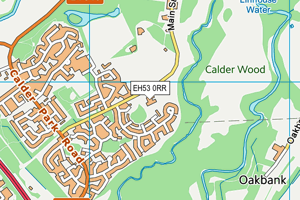 EH53 0RR map - OS VectorMap District (Ordnance Survey)