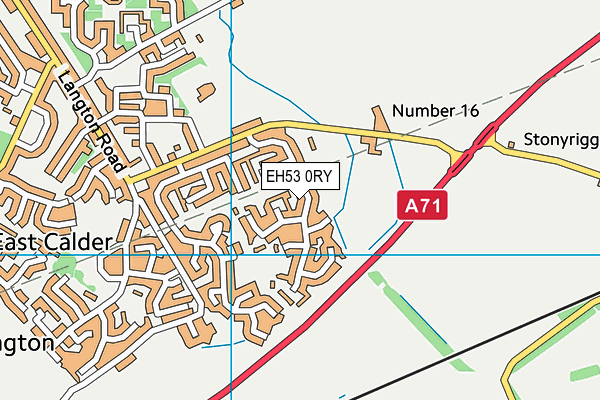 EH53 0RY map - OS VectorMap District (Ordnance Survey)