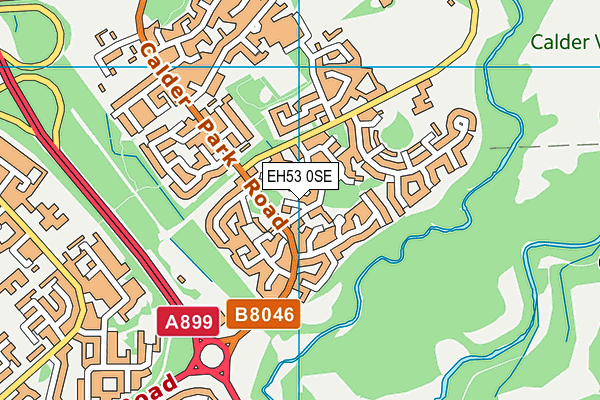 EH53 0SE map - OS VectorMap District (Ordnance Survey)