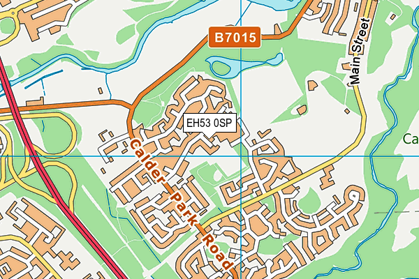 EH53 0SP map - OS VectorMap District (Ordnance Survey)