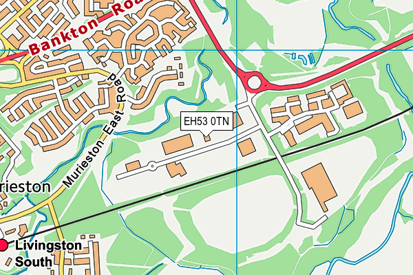 EH53 0TN map - OS VectorMap District (Ordnance Survey)