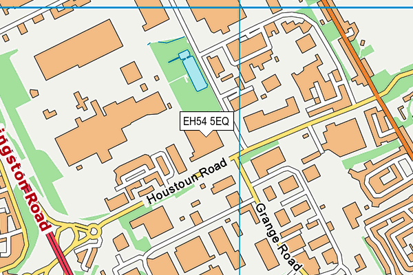 EH54 5EQ map - OS VectorMap District (Ordnance Survey)