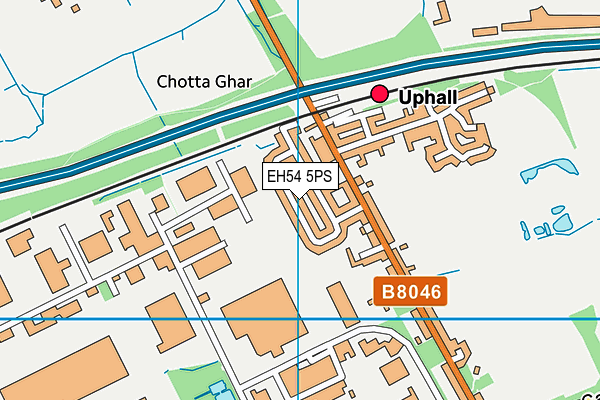 EH54 5PS map - OS VectorMap District (Ordnance Survey)