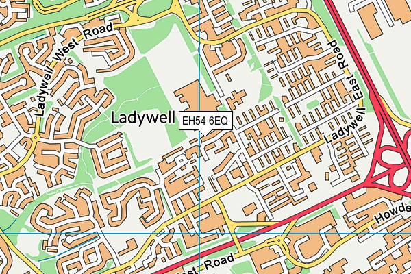 EH54 6EQ map - OS VectorMap District (Ordnance Survey)