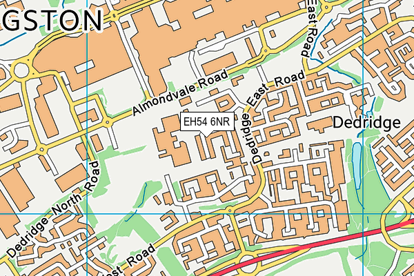 EH54 6NR map - OS VectorMap District (Ordnance Survey)