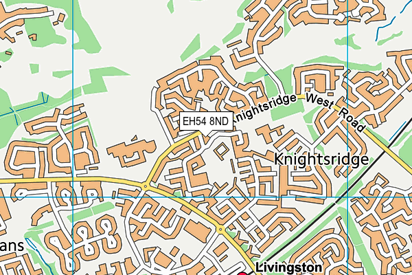 EH54 8ND map - OS VectorMap District (Ordnance Survey)