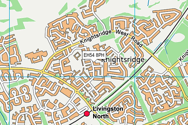 EH54 8PH map - OS VectorMap District (Ordnance Survey)