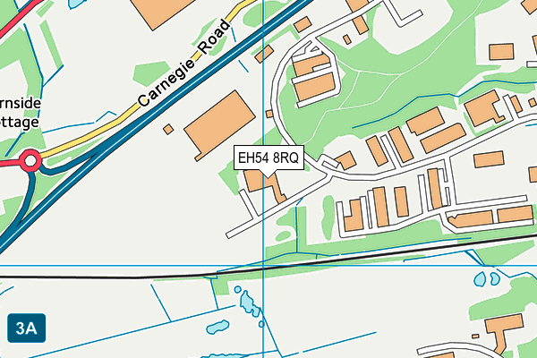 EH54 8RQ map - OS VectorMap District (Ordnance Survey)