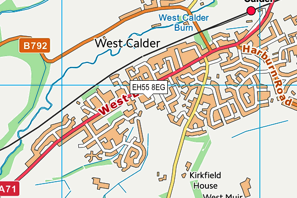 Map of WEST LOTHIAN SHUTTERS LTD at district scale